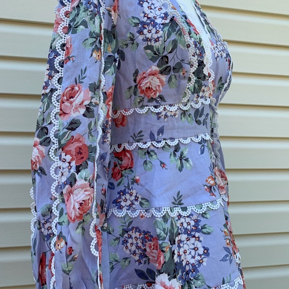 NWT Zimmerman Bowie Flounce Dress - Picture 6 of 8